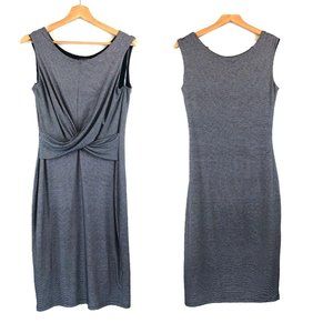 Hail3y:23 Navy White Stripe Lined Jersey Dress M